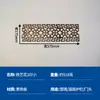Rejas de Hierro Forjado para Ventanas Barandilla Rústica Accesorios para Portones Grandes Juego Completo Vallas Hechas a Medida Estampado de Placas de Hierro Patio Soldadura Hueca Ensamblaje