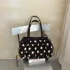 Bolso de Mano Estilo Fresco con Lazo y Lunares Ruien para Mujer, Moda Otoño 2026 Nuevo Bolso de Hombro/Axila para Viajes Diarios