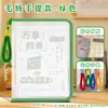 Bolsa de archivo portátil de color fluorescente bolsa de libros de alta calidad para llevar bolsa de almacenamiento con cremallera transparente A4