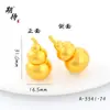 Loja de ouro com cabaça chinesa forte retenção de cor pingente de cabaça dourada antiga pingente de joia DIY colar pingente amantes
