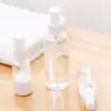 Frasco de Spray de Plástico Transparente Grande de 100ml Frascos Cosméticos Portáteis em Cores Doces Embalagem Separada Frasco de Spray