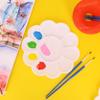 Paleta de pigmentos tipo flor de ameixa para alunos do ensino fundamental arte especial pintura tradicional chinesa guache paleta de aquarela prato crianças pintura diy