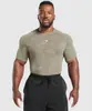 Camiseta Interior Base Deportiva para Hombre Estilo Americano Tiburón Fitness Manga Corta Ajustada Secado Rápido Fina para Exteriores Ciclismo