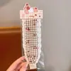 Nova tiara de cabelo fofa com velcro e bordas largas de renda para meninas, tiara para franja e franjas de crianças, faixa de cabeça, acessório de cabelo