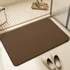 Alfombrilla de Piso de Tierra de Diatomeas, Felpudo de Puerta de Baño, Felpudo de Baño Fácil de Cuidar, Felpudo Antideslizante de Tierra de Diatomeas para Puerta de Entrada