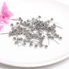 Accesorios con baño de oro de 14K que conservan el color, cuentas de pegamento, agujas para oreja, cuentas de pegamento de ajuste de silicona, aretes de posicionamiento DIY, materiales para joyería hecha a mano