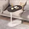 Mesa lateral para sofá para uso doméstico, móvil y ajustable, diseño simple para sala de estar y balcón, mesa de café pequeña de lujo ligero, mesita de noche para dormitorio