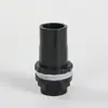 Codo de PVC Negro Tubería de Suministro de Agua Caja de Giro en T Filtro Inferior para Acuario Accesorios de Drenaje Conector de Entrada/Salida de Agua Antiderrames