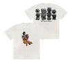 Scott Travis Scott Joint Burger e Batatas Fritas Rap Hip-Hop Estilo Chi Hop Europeu e Americano Marca da Moda Camiseta