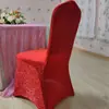 Capas de Cadeira Brilhantes de Seda para Casamentos, Banquetes, Capas de Cadeira Elásticas para Conferências, Casamentos, Decorações de Hotel, Capas de Cadeira Brilhantes de Seda