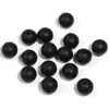 Nuevas Cuentas Redondas de Silicona Ecológicas de 15 mm Multicolor Agujero Recto Cuentas para Pulsera DIY Llavero Cuentas Sueltas Accesorios Venta al por Mayor