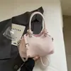 2026 Nuevo Bolso Rosa con Lazo Estilo Coreano Bolso de Mano de Nicho Versátil Bolso Cruzado para el Trabajo Bolso de Hombro de Moda