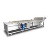 Máquina de limpieza de burbujas de frutas y verduras de fábrica de entidades, lavadora multifuncional de grado alimenticio, línea de limpieza de frutas