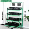 Supermercado de Frutas y Verduras Estante Tienda Verdura Estante Multifuncional Exhibidor Tienda Fruta Fresca Tienda de Conveniencia Metal