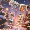 Série Noite de Natal Estranha Dia Bonito Fita Tema de Natal Caderno Material DIY Laço Decorativo Adesivos 6 Estilos