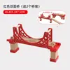 Grúa de Barrera de Tráfico de Alta Calidad Compatible con Puente de Grúa, Pilares de Puente, Vía de Madera de Ikea, Tren Magnético, Bloques de Construcción Juguete para Niños
