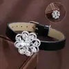 Pulseira de Pulso com Flor 3D de Cristal Realista, Tendência de Transmissão ao Vivo, Venda Quente, Doce e Versátil, Estilo Elegante, Exclusivamente para Vendas Transfronteiriças
