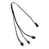 2m 1 a 2 Interfaz El Driver Divisor Led Tira de Luz Fría El Negra para Uso en Coche