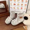 Botas de Felpa para Niñas 2025 Nuevas Botas Cortas de Invierno para Niños Botas de Princesa de Cristal Botas Cálidas de Algodón para Niñas