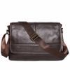Nova Bolsa Mensageiro Masculina Feita à Mão Luojia Bolsa de Ombro de Couro de Vaca Bolsa Transversal Feminina Bolsa iPad de Grande Capacidade Bolsa Masculina de Couro Genuíno