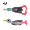 Hélice flutuante água giratória pato isca 8,9 cm 11g superfície da água trator isca isca macia isca biônica
