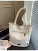 Bolso de Nuevo Estilo Transfronterizo 2026, Bolso de Hombro de Color Sólido de Gran Capacidad, Bolso Tote Simple Estilo Coreano, Bolso de Axila para Mujer