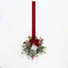 Amazon Transfronterizo Cinta de Lazo Anillo para Colgar en Armario Decoración del Hogar Corona de Navidad Colgante de Puerta Fabricante Venta Ahora Disponible