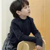 Ropa infantil coreana: capa base de lana para niños, nuevo suéter de cachemira para niños 2026, suéter de otoño/invierno para niñas