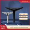 Atacado de fábrica ferragens pés de sofá pés de três garfos pernas de mesa de centro metal móveis de sofá acessórios luxo leve simples