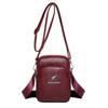 Bolsa de ombro nova transfronteiriça Bolsa Crossbody feminina de grande capacidade Telefone móvel elegante Bolsa Bolsa de moedas portátil Mochila da mãe