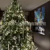 Nova Árvore de Natal para Casa Grande Árvore de Natal com Luzes Montagem de Cena 1,8m Conjunto de Decoração
