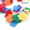 Tecido de Feltro Artesanal DIY Joias Roupas Bolsa Diária Disco Estrela de Cinco Pontas Flor Colorida Acessórios Decorativos Material