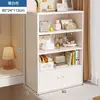 Armário de armazenamento com bay window, estante para uso doméstico de meninas, armário de armazenamento para peitoril de janela, pequena estante para peitoril de janela e varanda, integrado com escrivaninha