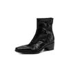 Elegantes botines estilo francés de 5.5 cm, nueva colección otoño/invierno 2026, punta cuadrada, tacón grueso, cierre trasero, botines de moda para mujer