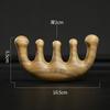 Pente de Massagem para Couro Cabeludo de Sândalo Verde Sentai Original Cinco Dedos Sândalo Vermelho Pente Meridiano de Saúde Sândalo Dourado Pente de Dentes Redondos Uma Peça Drop Shipping