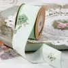 Cinta de Borde Bordada de Mariposa Unilateral Lazo DIY Accesorios para el Cabello Adorno para Ropa Accesorios para Sombreros Cinta para Empaque de Flores