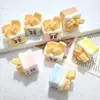 Cola Creme Capa de Celular Faixa de Cabeça Adesivo para Copo d'Água Gato Desenho Animado Estéreo Caixa Xiaoxin Série Roxa Acessórios de Resina DIY