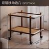 Mesa auxiliar para sofá, mesa de centro móvil, carrito, mini mesa pequeña, mesita de noche, sala de estar, apartamento pequeño, estante de almacenamiento para el hogar