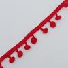 Pompones Pequeños de Colores, Borde de Encaje de Pompones, Accesorios Hechos a Mano para Cortinas, Ropa, Textiles para el Hogar, Pompones de Nailon, Borde de Cinta