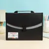 Bolsa para Armazenamento de Provas Transfronteiriças, Bolsa Estilo Sanfona com 13 Compartimentos, Pasta de Arquivo Portátil Multicamadas de Grande Capacidade A4