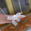 Moda Estilo Coreano Simples Fresco Pérola de Água Doce Peixe Dourado Pequeno Pingente Colar Nicho Alto Padrão Versátil Corrente para Clavícula