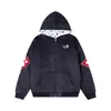 Retro Americano Hello Kitty Jaqueta de Montanha com Capuz Águia Masculina e Feminina Inverno Novo Espessa Versátil Solta Casaco de Algodão para Casal