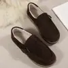 Zapatos de Boken Forrados de Polar para Mujer Talla Grande, Estilo Retro, Plataforma Gruesa de Algodón, En Stock para Amazon, Otoño 2026