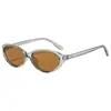 Nuevas Gafas de Sol Ovaladas Estilizadas de Nicho Cat-Eye Europeas y Americanas para Mujer 2026, Protección UV, Elegantes Gafas de Sol Y2K