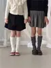 WC263 Calcetines Nuevos de Otoño para Niñas, Color Vintage, Estilo Coreano, Encaje con Múltiples Nudos, Calcetines de Media Pantorrilla para Niños