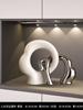 Adornos de Cerámica de Escritorio para Porche Nórdico Accesorios para el Hogar Decoraciones para Sala de Estar Mueble de TV Vinoteca Decoración para el Hogar