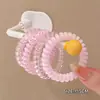 Goma para el Cabello de Espiral de Alambre para Mujer 2026 Nuevo Modelo Anillo para el Cabello con Acabado de Alta Gama, Banda para el Cabello para Cola de Caballo y Moño, No Daña el Cabello, Accesorio para el Cabello