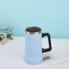 Copo de aço inoxidável com alça 24oz transfronteiriço grande capacidade isolamento a vácuo copo de cerveja ao ar livre carro portátil copo de carro atacado