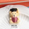 Campeão da temporada de exames urso pequeno médico urso resina acessórios dos desenhos animados DIY presente caso de telefone geladeira adesivo acessórios