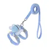 Coleira com Peitoral para Gato Anti-Fuga Uso Externo Coleira Especial para Gato Peitoral Ajustável em H Coleira para Gato